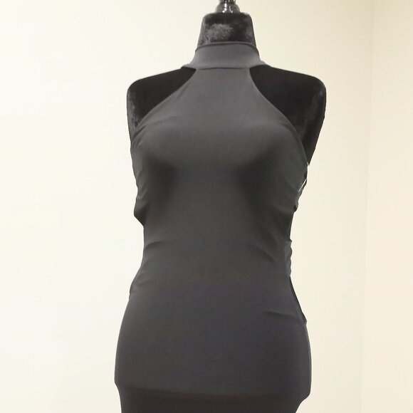 SENTIMENTAL NY BLACK PARTY DRESS WITH BACK CUTOUT WMEN SIZE M/L NEW - Picture 1 of 8